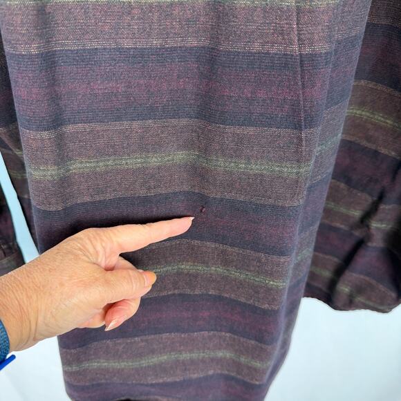 CABELA'S Shirt Mens XL Tall 100% Heavy Cotton Aztec Southwestern Gorpcore Casual - Picture 10 of 10